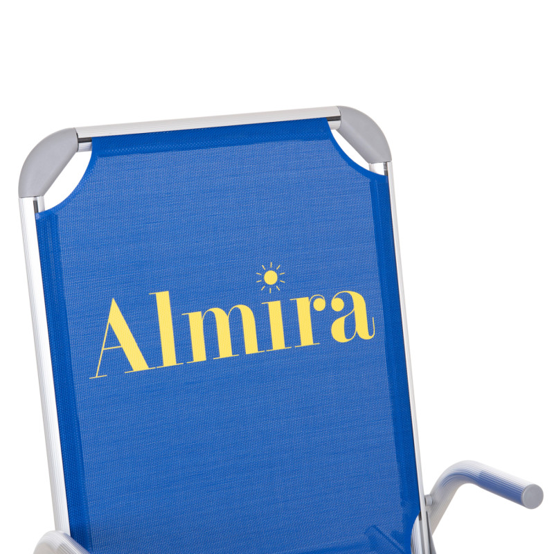 ΚΑΡΕΚΛΑΚΙ ΠΑΡΑΛΙΑΣ ΑΛΟΥΜΙΝΙΟΥ ΒΑΡ.ΤΥΠΟΥ ΥΠΕΡΥΨΩΜΕΝΟ ALMIRA HM6431.01 ΜΠΛΕ 53x68x80Υεκ