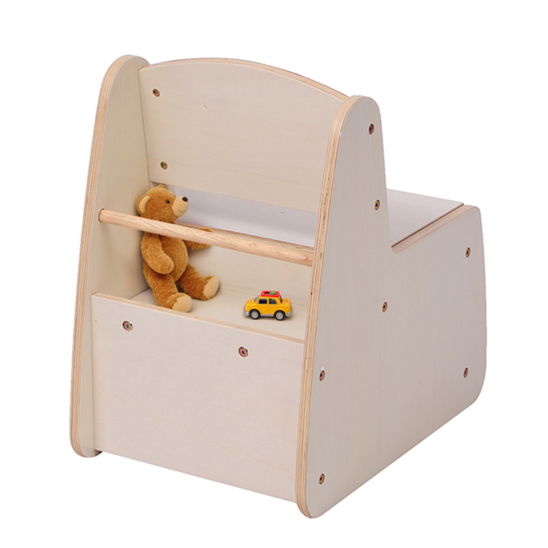 ΠΑΙΔΙΚΟ ΚΑΡΕΚΛΑΚΙ ΜΕ ΑΠΟΘ.ΧΩΡΟ RICKI HM18343.01 ΚΟΝΤΡΑΠΛΑΚΕ/MDF ΦΥΣΙΚΟ 33x43x47Υεκ