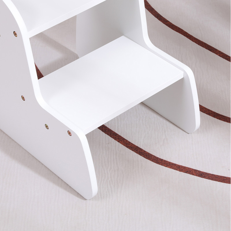 ΠΑΙΔΙΚΗ ΣΚΑΛΑ/ΣΚΑΜΠΟ RICKI HM18340.03 MDF & ΚΟΝΤΡΑΠΛΑΚΕ ΛΕΥΚΟ 33x43.5x40.5Υεκ