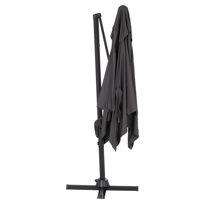 ΟΜΠΡΕΛΑ ΠΙΣΙΝΑΣ JAVANTE HM6623.01 ΓΚΡΙ ΑΛΟΥΜΙΝΙΟ & ΣΚΙΑΣΤΡΟ 2.7x2.7x2.7Yμ