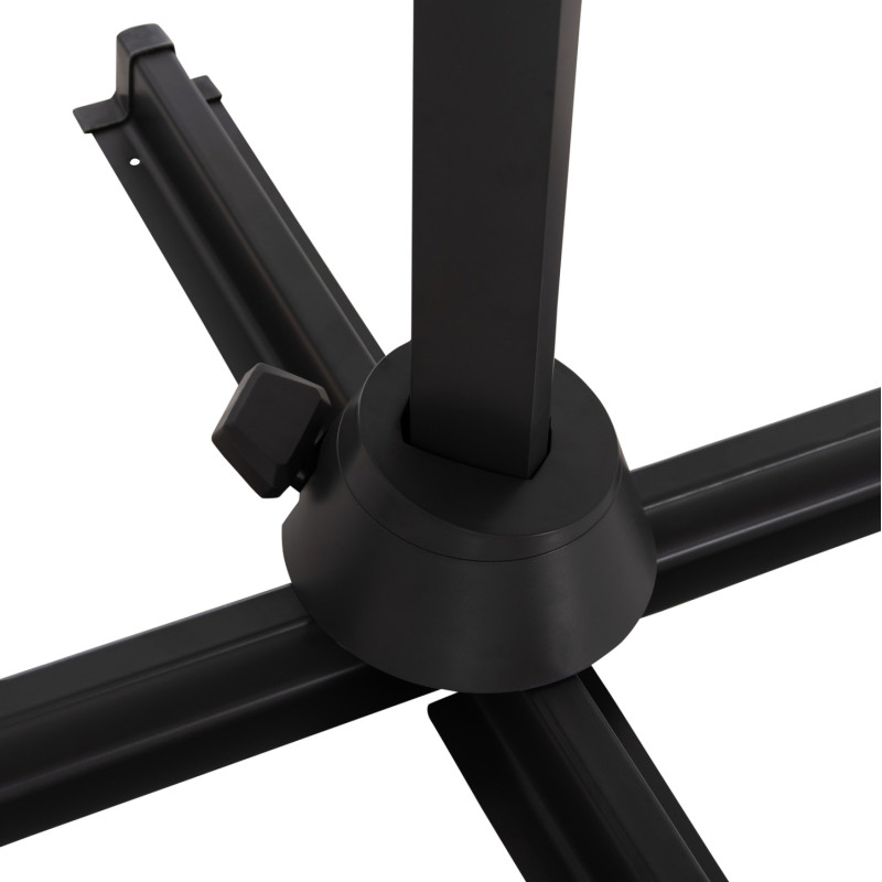 ΟΜΠΡΕΛΑ ΠΙΣΙΝΑΣ JAVANTE HM6623.01 ΓΚΡΙ ΑΛΟΥΜΙΝΙΟ & ΣΚΙΑΣΤΡΟ 2.7x2.7x2.7Yμ