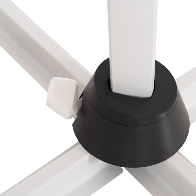 ΟΜΠΡΕΛΑ ΠΙΣΙΝΑΣ JAVANTE HM6623.02 ΛΕΥΚΟ ΑΛΟΥΜΙΝΙΟ & ΣΚΙΑΣΤΡΟ 2.7x2.7x2.7Yμ