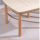 ΤΡΑΠΕΖΑΚΙ ΠΑΙΔΙΚΟ ΜΕ ΑΠΟΘ.ΧΩΡΟΥΣ RICKI HM18339.01 MDF & ΣΥΜΗΔΑ ΣΕ ΦΥΣΙΚΟ 65x65x47Υεκ