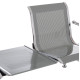 ΚΑΘΙΣΜΑ ΑΝΑΜΟΝΗΣ Τ.ΑΕΡΟΔΡΟΜΙΟΥ 2ΘΕΣΙΟ+ΤΡΑΠΕΖΙ AVIATOR HM18402 ΜΕΤΑΛΛΟ MESH ΓΚΡΙ 170x55x76Υεκ
