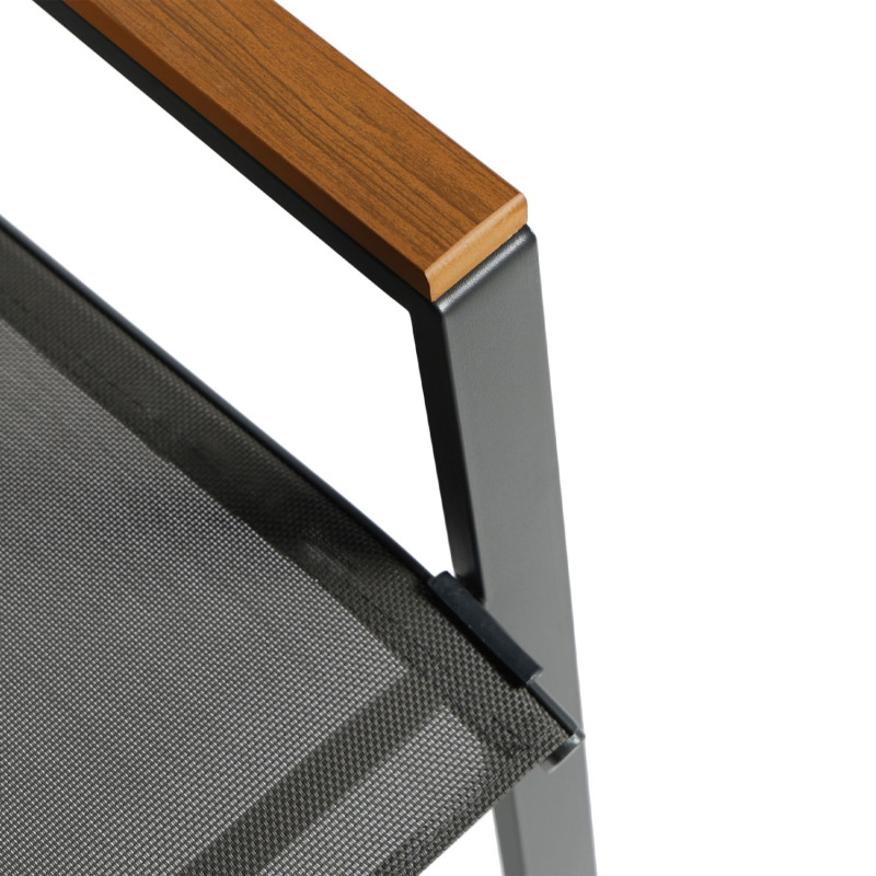 ΣΕΤ ΤΡΑΠΕΖΑΡΙΑΣ 5ΤΜΧ LEONE HM10835.01 ΚΑΡΕΚΛΕΣ ΜΕΤΑΛΛΙΚΕΣ & ΤΡΑΠΕΖΙ 110x60εκ ΓΚΡΙ