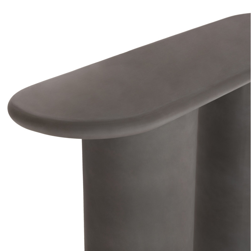 ΚΟΝΣΟΛΑ KENJI HM6584.01 FIBER CEMENT ΣΕ ΓΚΡΙ--140x40x77Υεκ.