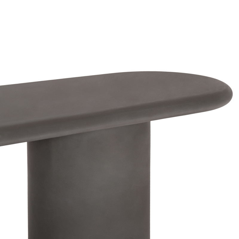 ΚΟΝΣΟΛΑ KENJI HM6584.01 FIBER CEMENT ΣΕ ΓΚΡΙ--140x40x77Υεκ.