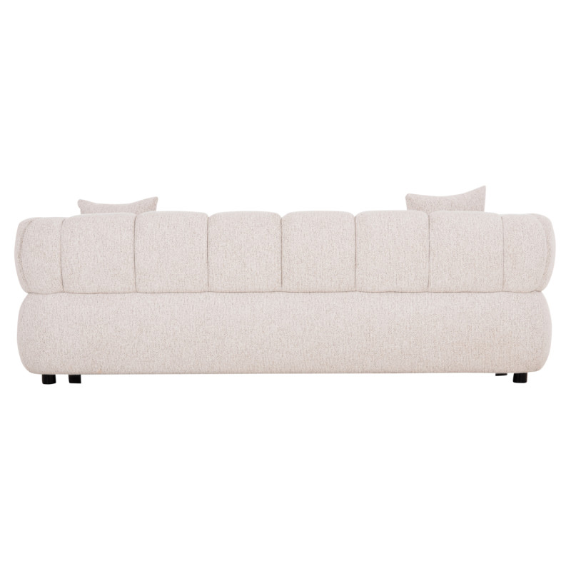 ΚΑΝΑΠΕΣ 3-ΘΕΣΙΟΣ NORIKA HM3331.02 ΕΚΡΟΥ ΥΦΑΣΜΑ 220x88x85Υεκ.