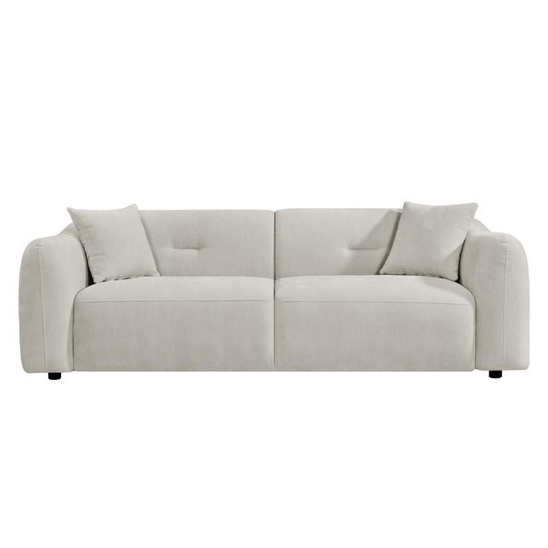 ΚΑΝΑΠΕΣ 3-ΘΕΣΙΟΣ JUNOA HM3333.02 ΕΚΡΟΥ ΥΦΑΣΜΑ 228x89x74Υεκ