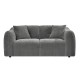 ΚΑΝΑΠΕΣ 2-ΘΕΣΙΟΣ JUNOA HM3334.01 ΓΚΡΙ ΥΦΑΣΜΑ 172x89x74Υεκ