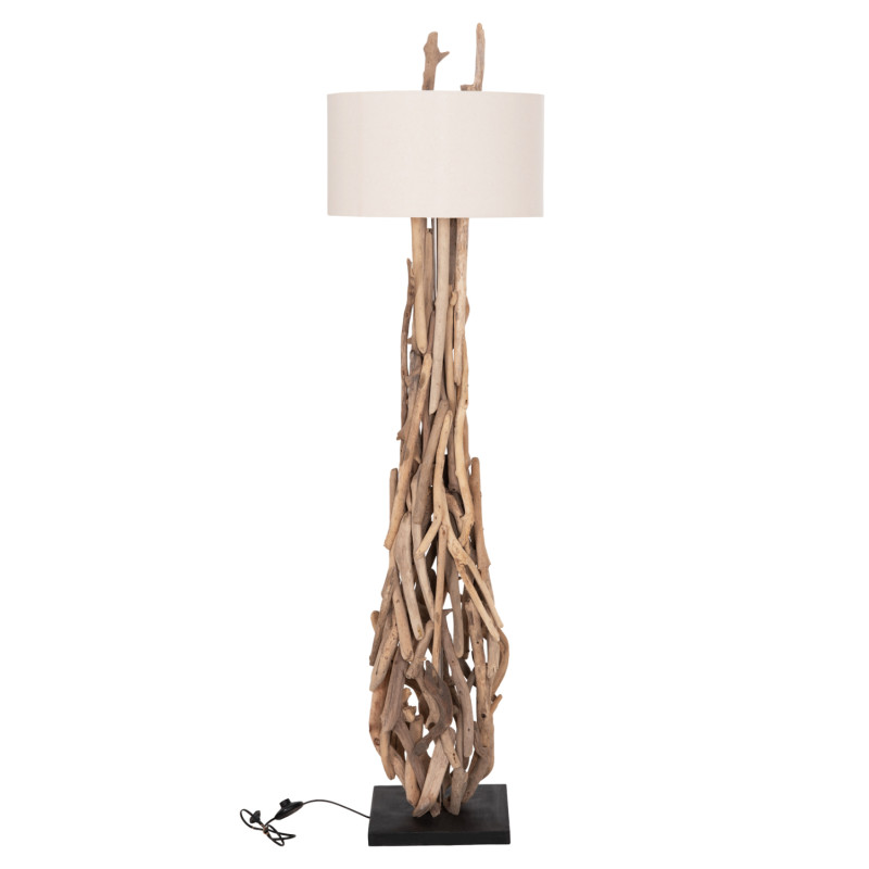 ΔΙΑΚΟΣΜΗΤΙΚΟ ΦΩΤΙΣΤΙΚΟ ΔΑΠΕΔΟΥ ALTAR HM4872 DRIFTWOOD--ΛΕΥΚΟ PVC Φ44.5x167Υεκ.
