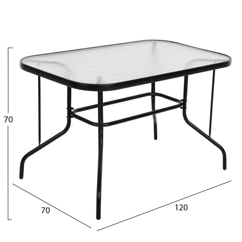 ΣΕΤ ΤΡΑΠΕΖΑΡΙΑΣ 5ΤΜΧ ADAM HM10896.03 ΤΡΑΠΕΖΙ 120x70εκ & 4 ΠΟΛΥΘΡΟΝΕΣ--ΜΑΥΡΟ ΣΕΤ ΤΡΑΠΕΖΑΡΙΑΣ 5ΤΜΧ ADAM HM10896.03 ΤΡΑΠΕΖΙ 120x70εκ & 4 ΠΟΛΥΘΡΟΝΕΣ--ΜΑΥΡΟ