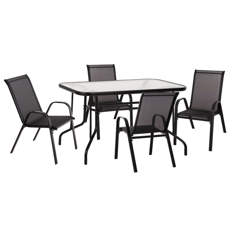 ΣΕΤ ΤΡΑΠΕΖΑΡΙΑΣ 5ΤΜΧ ADAM HM10896.03 ΤΡΑΠΕΖΙ 120x70εκ & 4 ΠΟΛΥΘΡΟΝΕΣ--ΜΑΥΡΟ ΣΕΤ ΤΡΑΠΕΖΑΡΙΑΣ 5ΤΜΧ ADAM HM10896.03 ΤΡΑΠΕΖΙ 120x70εκ & 4 ΠΟΛΥΘΡΟΝΕΣ--ΜΑΥΡΟ
