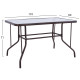 ΣΕΤ ΤΡΑΠΕΖΑΡΙΑΣ 5ΤΜΧ ADAM HM10897.02 ΤΡΑΠΕΖΙ 110x60εκ & 4 ΠΟΛΥΘΡΟΝΕΣ--ΚΑΦΕ