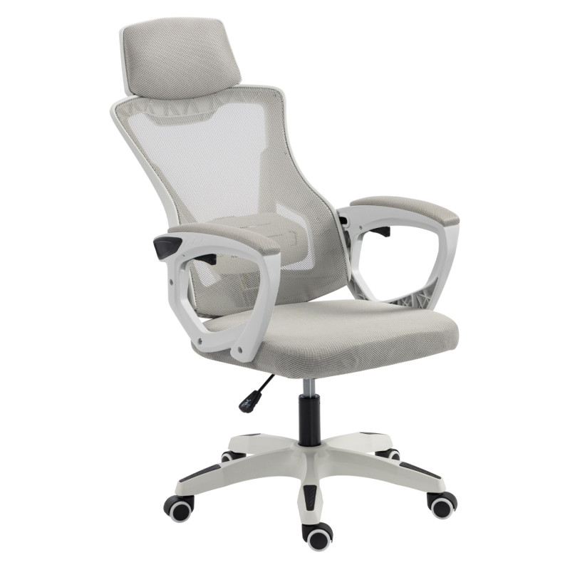 ΚΑΡΕΚΛΑ ΓΡΑΦΕΙΟΥ SALAS HM1223.02 P.P. ΛΕΥΚΟ-ΓΚΡΙ MESH ΥΦΑΣΜΑ 60x60x118-128Υεκ ΚΑΡΕΚΛΑ ΓΡΑΦΕΙΟΥ SALAS HM1223.02 P.P. ΛΕΥΚΟ-ΓΚΡΙ MESH ΥΦΑΣΜΑ 60x60x118-128Υεκ