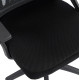 ΚΑΡΕΚΛΑ ΓΡΑΦΕΙΟΥ MATRON HM1226.01 ΜΑΥΡO PP & MESH ΥΦΑΣΜΑ 47x47x128Υεκ