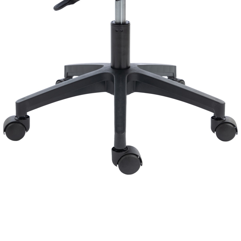 ΚΑΡΕΚΛΑ ΓΡΑΦΕΙΟΥ MATRON HM1226.01 ΜΑΥΡO PP & MESH ΥΦΑΣΜΑ 47x47x128Υεκ