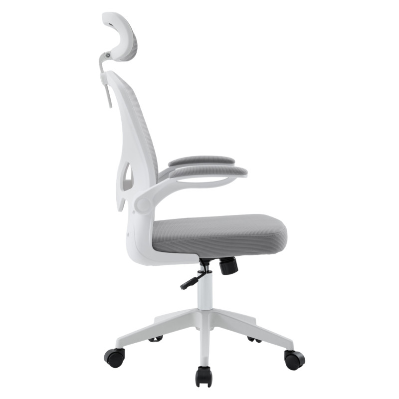 ΚΑΡΕΚΛΑ ΓΡΑΦΕΙΟΥ FLOATER HM1230.02 ΛΕΥΚΟ PP--ΑΝΟΙΧΤΟ ΓΚΡΙ MESH 62x62x106-116Υεκ ΚΑΡΕΚΛΑ ΓΡΑΦΕΙΟΥ FLOATER HM1230.02 ΛΕΥΚΟ PP--ΑΝΟΙΧΤΟ ΓΚΡΙ MESH 62x62x106-116Υεκ