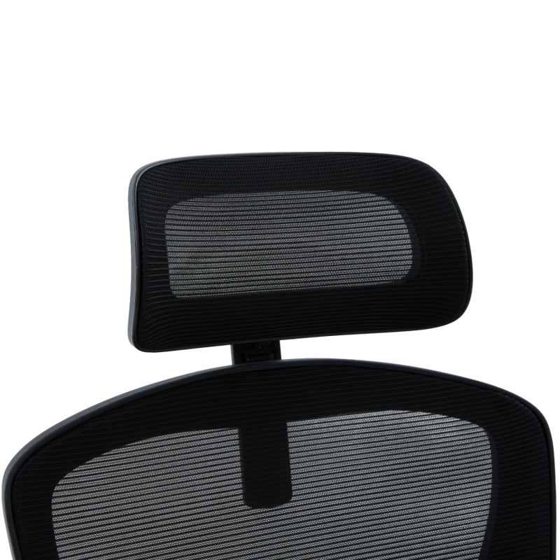 ΚΑΡΕΚΛΑ ΓΡΑΦΕΙΟΥ FLOATER HM1230.01 ΜΑΥΡO MESH & PP 62x62x106-116Υεκ