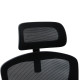 ΚΑΡΕΚΛΑ ΓΡΑΦΕΙΟΥ FLOATER HM1230.01 ΜΑΥΡO MESH & PP 62x62x106-116Υεκ