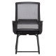 ΚΑΡΕΚΛΑ ΕΠΙΣΚΕΠΤΗ CASTER HM1228.01 PP--MESH--ΜΕΤΑΛΛΟ ΜΑΥΡΟ 46x52x94Υεκ
