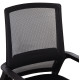 ΚΑΡΕΚΛΑ ΕΠΙΣΚΕΠΤΗ CASTER HM1228.01 PP--MESH--ΜΕΤΑΛΛΟ ΜΑΥΡΟ 46x52x94Υεκ