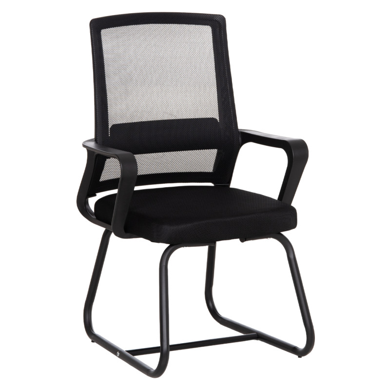 ΚΑΡΕΚΛΑ ΕΠΙΣΚΕΠΤΗ CASTER HM1228.01 PP--MESH--ΜΕΤΑΛΛΟ ΜΑΥΡΟ 46x52x94Υεκ