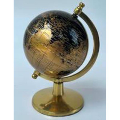 ΥΔΡΟΓΕΙΟΣ ΜΕΤΑΛΛΙΚΗ ΧΡΥΣΟ-ΜΑΥΡΟ 12.70cm|819-00344