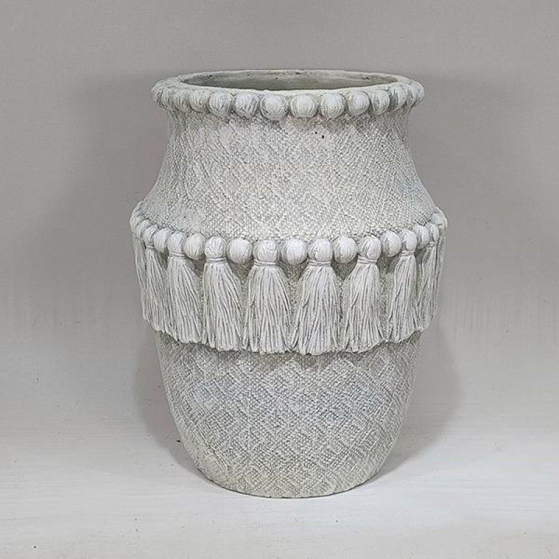 ΒΑΖΟ ΤΣΙΜΕΝΤΕΝΙΟ ΓΚΡΙ 16.5x16.5x14cm|752-20314