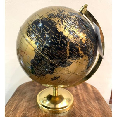 ΥΔΡΟΓΕΙΟΣ ΜΕΤΑΛΛΙΚΗ ΧΡΥΣΗ - ΜΑΥΡΗ 20x22x32cm|752-19020