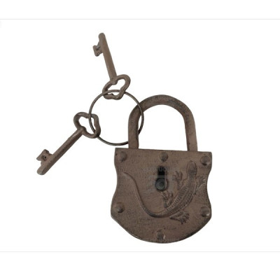 ΔΙΑΚΟΣΜΗΤΙΚΗ ΠΑΡΑΔΟΣΙΑΚΗ ΚΛΕΙΔΑΡΙΑ ΜΕ ΚΛΕΙΔΙΑ ΜΑΝΤΕΜΕΝΙΑ ΑΝΤΙΚΕ ΦΙΝΙΡΙΣΜΑ 10x3x15cm|819-00744