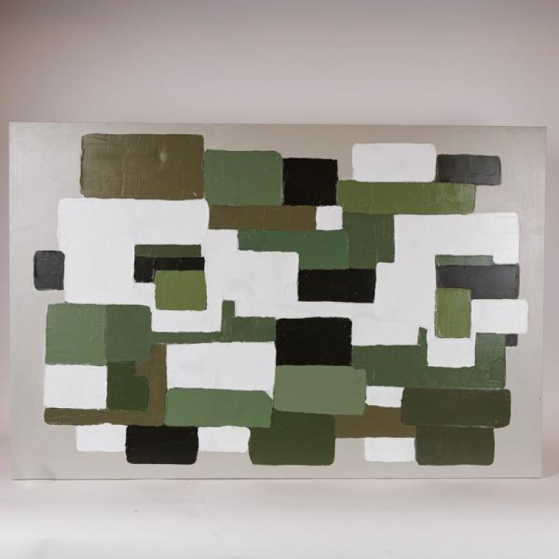 ΠΙΝΑΚΑΣ ΚΑΜΒΑΣ ΧΕΙΡΟΠΟΙΗΤΟΣ ΠΟΛΥΧΡΩΜΟΣ 80x3.8x120cm|812-20021