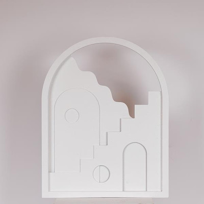 ΔΙΑΚΟΣΜΗΤΙΚΟ ΤΟΙΧΟΥ ΞΥΛΙΝΟ ΣΠΙΤΙ ΛΕΥΚΟ 40x2.5x50.8cm|812-40002