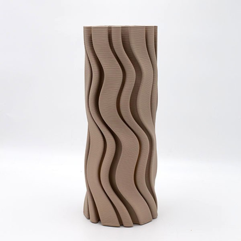 ΒΑΖΟ ΚΕΡΑΜΙΚΟ ΑΝΟΙΧΤΟ ΓΚΡΙ 14.5x15x36cm|819-00668
