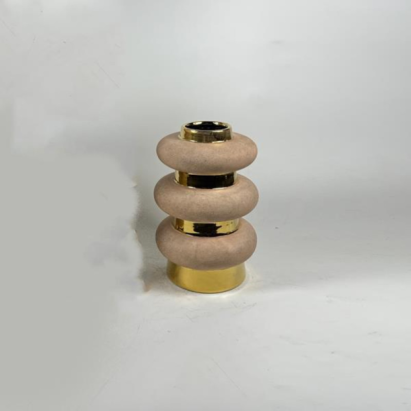 ΒΑΖΟ ΚΕΡΑΜΙΚΟ ΧΡΥΣΟ-ΑΜΜΟΥ 16x16x24cm|819-00709 ΒΑΖΟ ΚΕΡΑΜΙΚΟ ΧΡΥΣΟ-ΑΜΜΟΥ 16x16x24cm|819-00709