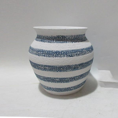 ΠΥΘΑΡΙ ΜΠΛΕ-ΛΕΥΚΟ 22x22x22cm|819-00478