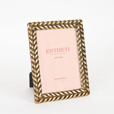 ΚΟΡΝΙΖΑ (10x15) ΠΟΛΥΡΕΣΙΝ ΧΡΥΣΗ 12.9x1.8x18cm|756-12143