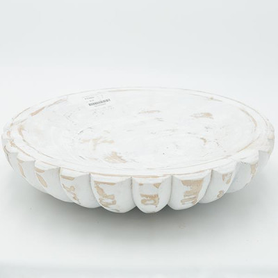 ΔΙΑΚΟΣΜΗΤΙΚΗ ΠΙΑΤΕΛΑ ΞΥΛΙΝΗ ΛΕΥΚΟ-ΚΑΦΕ 28x6cm|819-00404 ΔΙΑΚΟΣΜΗΤΙΚΗ ΠΙΑΤΕΛΑ ΞΥΛΙΝΗ ΛΕΥΚΟ-ΚΑΦΕ 28x6cm|819-00404