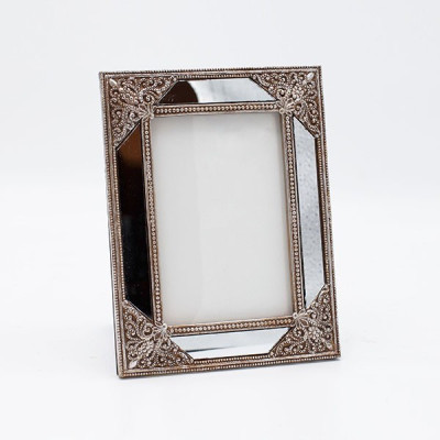 ΚΟΡΝΙΖΑ (13x18) ΠΟΛΥΡΕΖΙΝ ΜΠΡΟΝΖΕ 18.1x1.8x23.2cm|815-00082