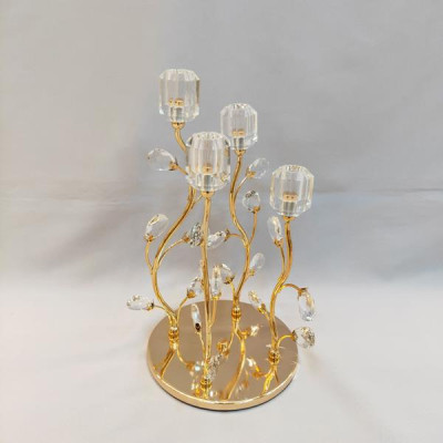 ΚΗΡΟΠΗΓΙΟ ΡΕΣΩ ME ΓΥΑΛΙ- ΜΕΤΑΛΛΙΚΟ ΧΡΥΣΟ 4 ΘΕΣΕΙΣ 20x36cm|819-00235