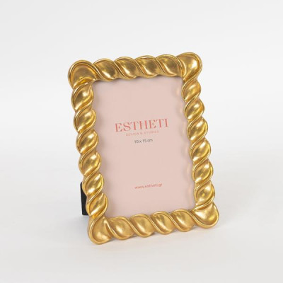 ΚΟΡΝΙΖΑ (10x15) ΠΟΛΥΡΕΣΙΝ ΧΡΥΣΗ 14x2.6x19.2cm|756-12079