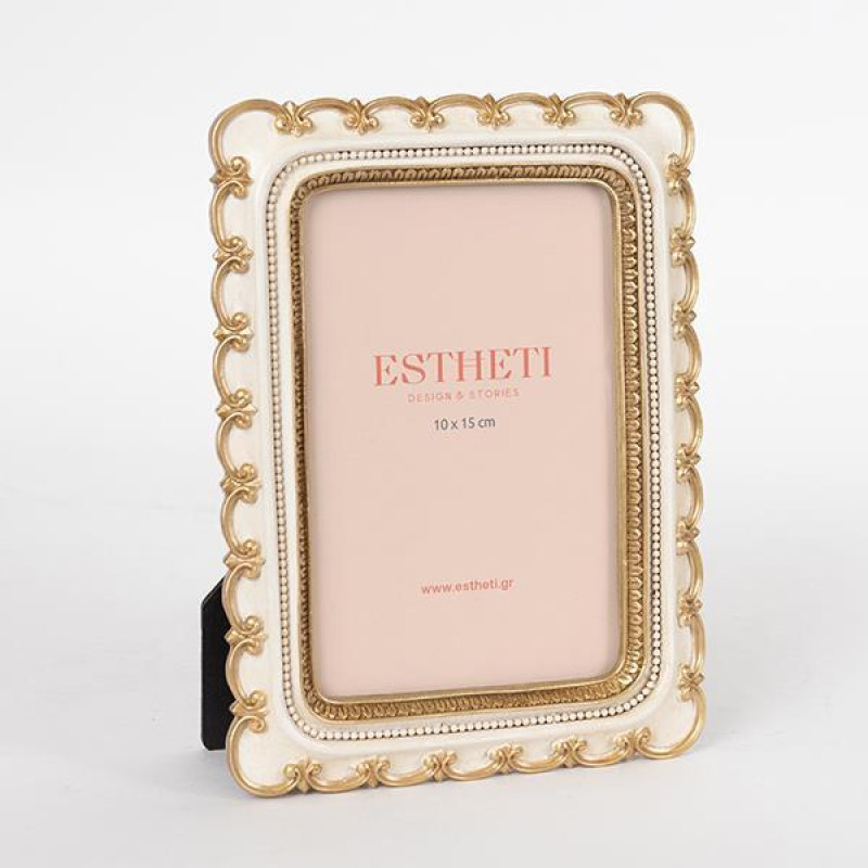 ΚΟΡΝΙΖΑ (10x15) ΠΟΛΥΡΕΣΙΝ ΣΑΜΠΑΝΙ - ΧΡΥΣΗ 14.5x1.5x19cm|756-12056