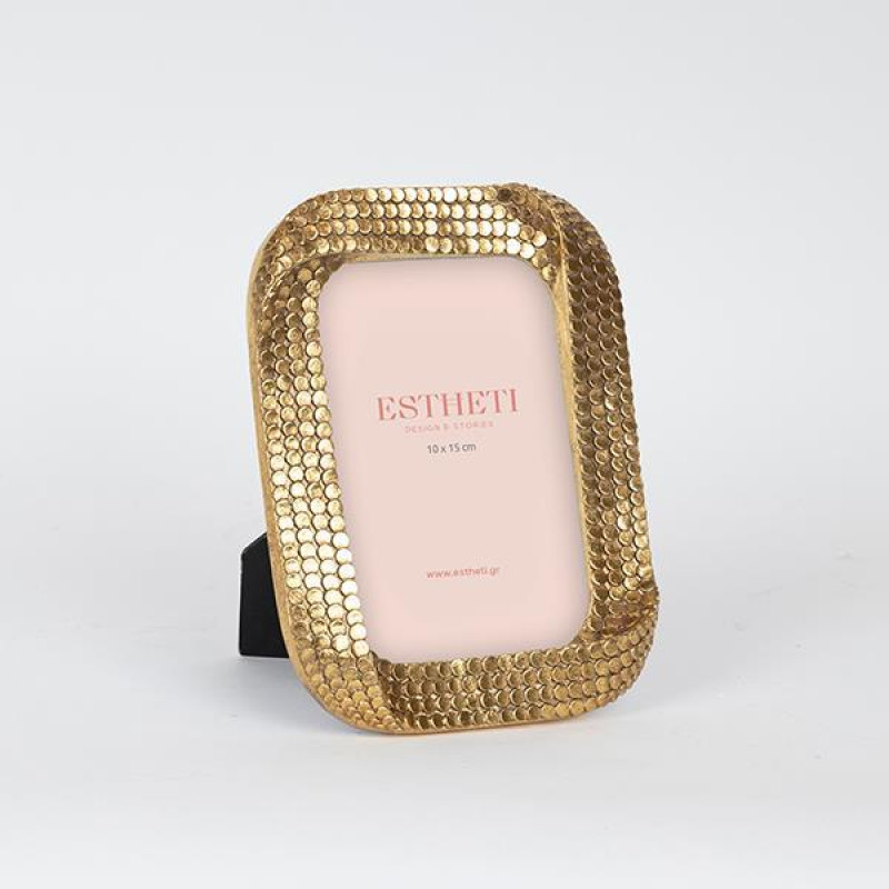 ΚΟΡΝΙΖΑ (10x15) ΠΟΛΥΡΕΖΙΝ ΧΡΥΣΗ 14x2.3x21.4cm|756-12162