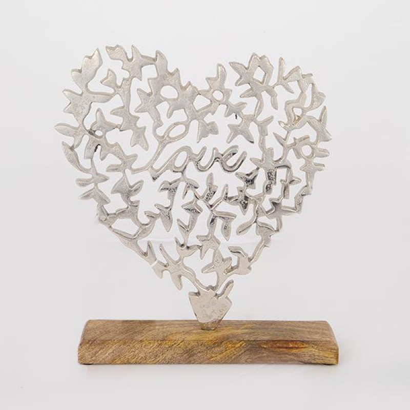 ΔΙΑΚΟΣΜΗΤΙΚΟ  ΚΑΡΔΙΑ ΜΕΤΑΛΛΟ  27x5x32cm|752-28553