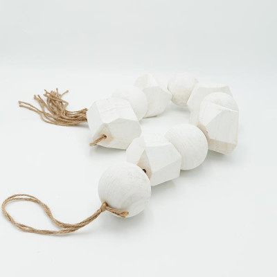 ΔΙΑΚΟΣΜΗΤΙΚΟ ΜΕ ΧΑΝΤΡΕΣ ΞΥΛΟ ΑΝΟΙΧΤΟ ΓΚΡΙ 150x13cm|819-00412