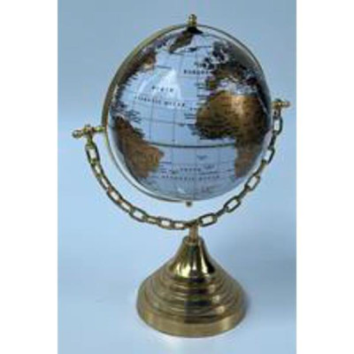 ΥΔΡΟΓΕΙΟΣ ΜΕΤΑΛΛΙΚΗ ΧΡΥΣΗ - ΛΕΥΚΗ 30.40cm|819-00346