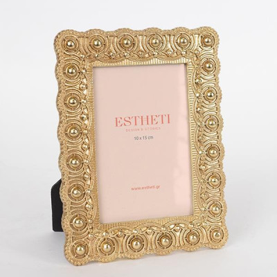 ΚΟΡΝΙΖΑ (10x15) ΠΟΛΥΡΕΣΙΝ ΧΡΥΣΗ 15x1.5x20.5cm|756-12045