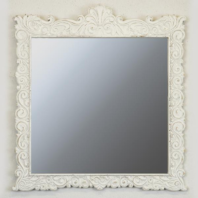 ΚΑΘΡΕΦΤΗΣ ΞΥΛΙΝΟΣ ΛΕΥΚΟΣ 52x2x56cm|751-10031