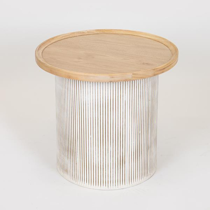 ΒΟΗΘΗΤΙΚΟ ΤΡΑΠΕΖΑΚΙ ΞΥΛΙΝΟ NATURAL 45x45x40cm|750-40514