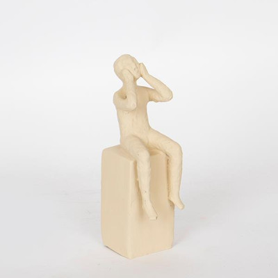 ΔΙΑΚΟΣΜΗΤΙΚΟ ΦΙΓΟΥΡΑ ΡΕΖΙΝ ΚΑΦΕ 6x8.5x19cm|752-27022